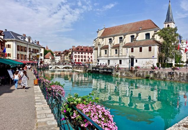 French in Annecy, France